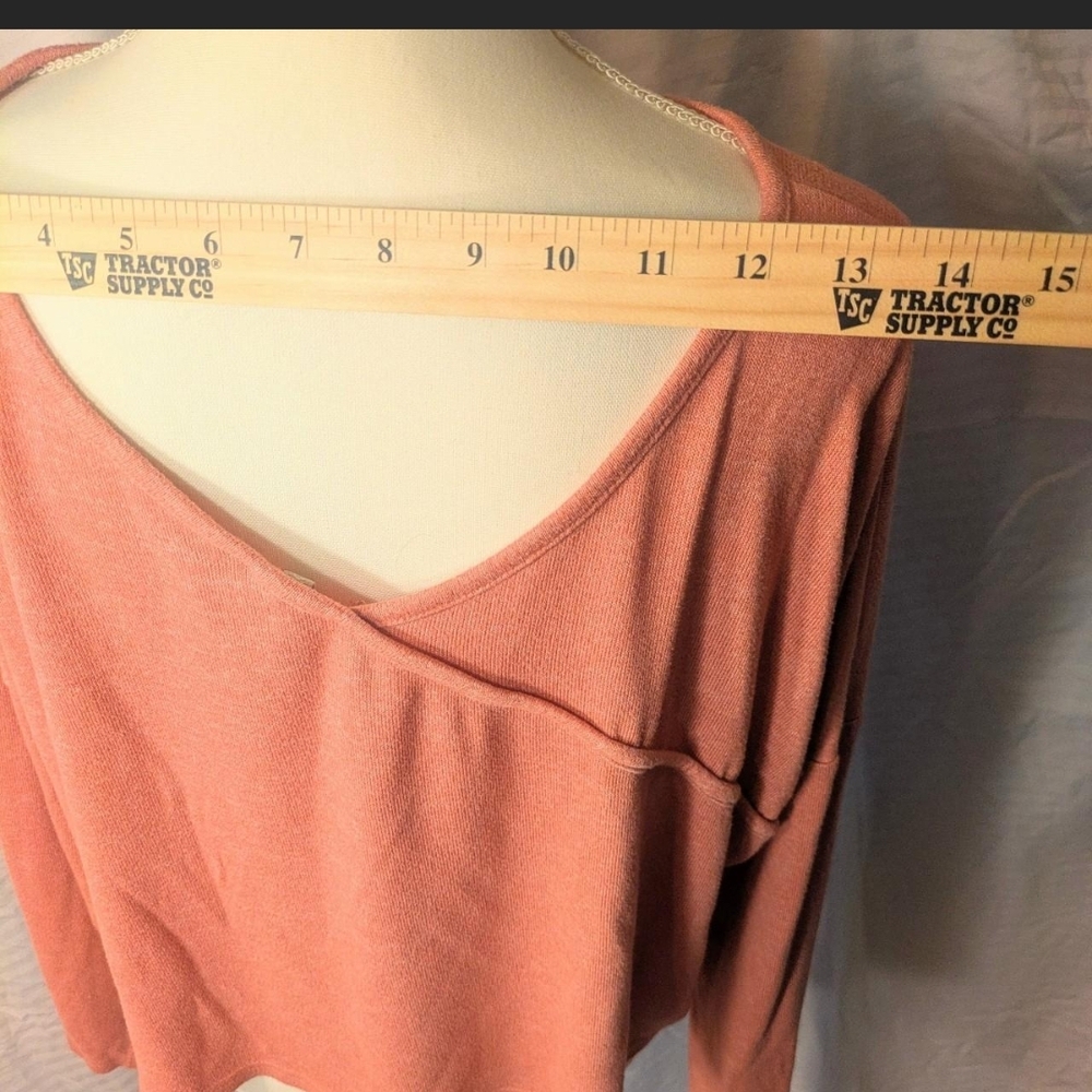 Roxy Women's Boatneck Pullover Top - Coral Rose